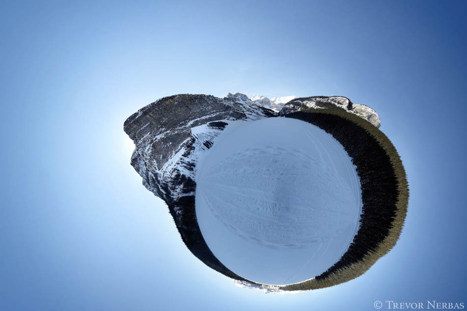 360 Planet Photo of Lake Louise, Canada, Banff National Park, Alberta